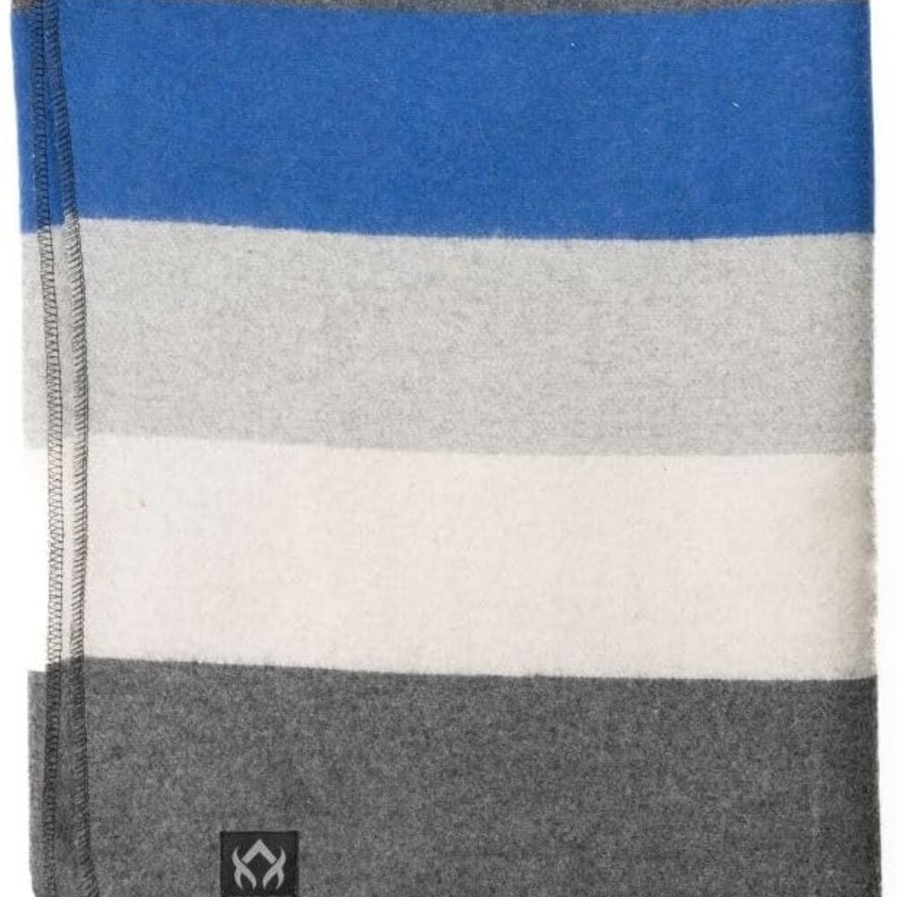 Rainier Wool Blanket - 4.5lbs Warm, Heavy, Washable, Large | Great for Camping,